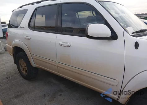 2002 Toyota Sequoia Limited V8 из США, поврежденный, VIN 5TDBT48A02S076144